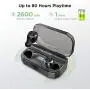 Wireless Earbuds, Letsfit IPX6 Waterproof, 80H Playtime with Wireless Charging Case, Bluetooth 5.0 Headphones Deep Bass Stereo Earphones in-Ear Built-in Mic for Sports Wireless Earbuds, Letsfit IPX6 Waterproof, 80H Playtime with Wireless Charging Case, Bluetooth 5.0 Headphones Deep Bass Stereo Earphones in-Ear Built-in Mic for Sports