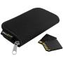 Memory Card Case - Fits up to 22x SD, SDHC, Micro SD, Mini SD and 4X CF - Holder with 22 Slots (8 Pages) - for Storage and Travel