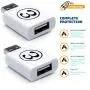 ET USB Data Blocker for Cell Phone | 4th Gen Defender Sync Stop Juice Jacking Prevention | Public Charging Virus Protection for All Phones Tablets and Devices | Cool Travel Accessories (2 Pack) ET USB Data Blocker for Cell Phone | 4th Gen Defender Sync Stop Juice Jacking Prevention | Public Charging Virus Protection for All Phones Tablets and Devices | Cool Travel Accessories (2 Pack)