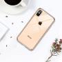 TORRAS Crystal Clear iPhone Xs Max Case, [Anti-Yellowing] Soft Silicone Shockproof TPU Slim Thin Protective Phone Cover Case for iPhone Xs Max 6.5 inch - Gold