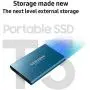 SAMSUNG T5 Portable SSD 500GB - Up to 540MB/s - USB 3.1 External Solid State Drive, Black (MU-PA500B/AM) SAMSUNG T5 Portable SSD 500GB - Up to 540MB/s - USB 3.1 External Solid State Drive, Black (MU-PA500B/AM)