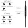 Geekria 3.5MM Gaming Earphones for Google Stadia, New Xbox One, PS4, Cellphones, PC, Laptop, Earbuds Wired Stereo Bass in-Ear HiFi Stereo Headphones with Microphone and Volume-Control (Black)