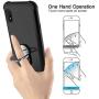 lovpec Galaxy A10e Case with Soft TPU Screen Protector, Ring Magnetic Holder Kickstand Shockproof Protective Phone Cover Case for Samsung Galaxy A10e 5.8 inches (Black)