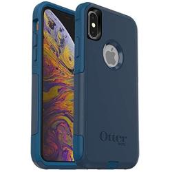 OtterBox COMMUTER SERIES Case for iPhone Xs & iPhone X - Retail Packaging - BESPOKE WAY (BLAZER BLUE/STORMY SEAS BLUE)