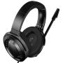 TEMP Gaming Headset Headphones Wired Headset with Microphone Audio Recognition Active Noise Reduction Long Standby Profession USB Version, Suitable for Mobile Phones Tablets Laptops