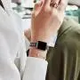 STIROLL Thin Replacement Band Compatible for Apple Watch 38mm 40mm 42mm 44mm, Stainless Steel Metal Wristband Women Men for iWatch 5/4/3/2/1 (Black+Rose Gold, 42mm/44mm) STIROLL Thin Replacement Band Compatible for Apple Watch 38mm 40mm 42mm 44mm, Stainless Steel Metal Wristband Women Men for iWatch 5/4/3/2/1 (Black+Rose Gold, 42mm/44mm)