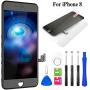 BuTure for iPhone 8 Screen Replacement 4.7" LCD Display & Touch Screen Digitizer Frame Assembly with Magnetic Repair Tools and Screen Protector (Black)