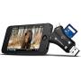 MOSPRO Trail Camera Viewer for iPhone iPad Mac & Android, SD & Micro SD Memory Card Reader to View Photos and Videos from Any Wildlife Scouting Game Cam on Smartphone for Deer Hunter Black