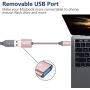 USB C to USB Adapter [2 Pack], JSAUX USB Type C Male to USB 3.0 Female OTG Cable Thunderbolt3 to USB Adapter Compatible with MacBook Pro/Air 2019 2018 2017, Samsung Galaxy S20 S20+ Ultra Note 10 S9 S8