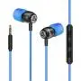 LUDOS Clamor Wired Earbuds in Ear Headphones with Microphone, Earphones with Mic and Volume Control, Memory Foam, Reinforced Cable, Bass Compatible with iPhone, Apple, iPad, Computer, Laptop, PC