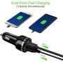 Car Charger, 48W 6A Dual-Port QC 3.0 Fast USB Car Charger Adapter Compatible for Galaxy S10+ Note 10, iPhone 11 Pro XS Max iPad Pro, Moto, LG, Pixel, OnePlus, Huawei and More.[2Pack]