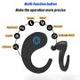 Wireless Bluetooth Earbuds 5.0 with Charging Case and Mic for iPhone Android Cell Phones Headset IPX5 Waterproof Earphones in Ear TWS Deep Bass Stereo Headphones for Sports-Black