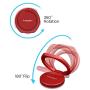 Spigen Style Ring 2 Cell Phone Ring/Phone Grip/Stand/Holder for All Phones and Tablets Compatible with Magnetic Car Mount - Red