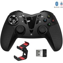 PS3 PC Bluetooth/2.4G Wireless Dual Vibration Controller, Delta essentials Call of Duty Mobile PUBG Mobile Controller Gamepad Support PC (Windows XP/7/8/8.1/10/Vista), PS3, Android OS