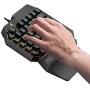 Ergonomic Mobile Phone LED Backlight One-Handed Wired Mouse Gaming Keyboard Set