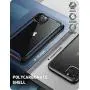 i-Blason Ares Case for iPhone 11 Pro Max 2019 Release, Dual Layer Rugged Clear Bumper Case with Built-in Screen Protector (Blue)