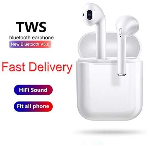 1HD Bluetooth Headset - Wireless Headphones Womens Wireless Headphones Men - Sports in-Ear Headphones Wireless Headphones Stereo Headphones Sports Headphones with Microphone Mini in-Ear Headphones