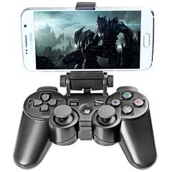 PS3 Controller Android Phone Mount, VSEER 180 Degree Adjustable Android Smartphone Game Clip Bracket Holder for Playstation PS3, Samsung Galaxy, HTC One, LG, Sony Xperia, Moto with D-pad Cap