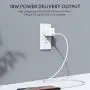 iPhone Fast Charger AUKEY USB C Charger 18W PD Charger Foldable Plug USB C Wall Charger for iPhone 11 Pro Max AirPods Pro iPad Pro, Samsung Galaxy S10 Note 9, Google Pixel 4 3 2 XL, LG, Huawei - White iPhone Fast Charger AUKEY USB C Charger 18W PD Charger Foldable Plug USB C Wall Charger for iPhone 11 Pro Max AirPods Pro iPad Pro, Samsung Galaxy S10 Note 9, Google Pixel 4 3 2 XL, LG, Huawei - White