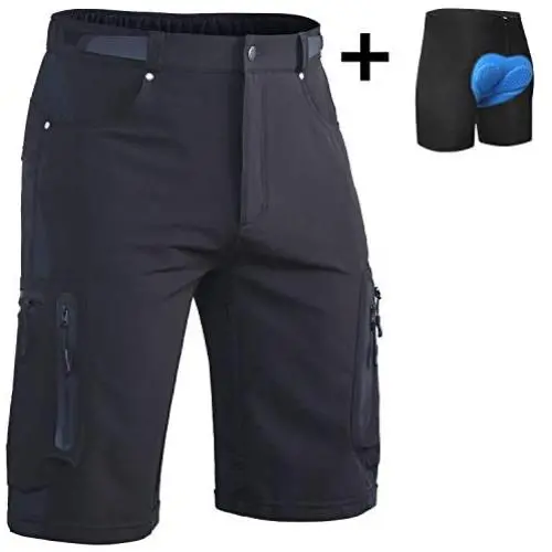 Ally Mens MTB Mountain Bike Short Bicycle Cycling Biking Riding Shorts Cycle Wear Relaxed Loose-fit Ally Mens MTB Mountain Bike Short Bicycle Cycling Biking Riding Shorts Cycle Wear Relaxed Loose-fit
