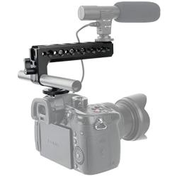 NICEYRIG Compatible Hot Shoe Handle Camera Top Cheese Handle with Cold Shoe Panasonic Lumix GH5s/ GH5 Cage