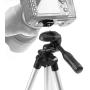 Coching Phone Tripod, 42 Inch 106cm Aluminum Lightweight Tripod for iPhone/Cellphone, Camera and GoPro, Quick Release Plate, Bluetooth Remote Control, Phone Clip and Gopro Mount, Carrying Bag (Silver)