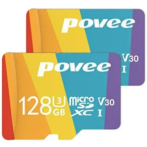 2 Pack of 128GB MicroSD Card with Adapter,U3 A1 MicroSDXC Card 667X High Speed Up to 100MB/s UHS-I Micro SD 128 GB UHS-1 Memory Card for Android Smartphone Nintendo Galaxy Fire and Gopro 2 Pack of 128GB MicroSD Card with Adapter,U3 A1 MicroSDXC Card 667X High Speed Up to 100MB/s UHS-I Micro SD 128 GB UHS-1 Memory Card for Android Smartphone Nintendo Galaxy Fire and Gopro