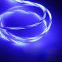 YICHUMY LED Flowing USB Charger Cable Magnetic 3 in 1 USB Charging Cable Light UP Micro USB/USB Type C Cable Multi Charging Cord Compatible Universal USB Charging Cable with Most Cell Phones (Blue)