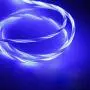 YICHUMY LED Flowing USB Charger Cable Magnetic 3 in 1 USB Charging Cable Light UP Micro USB/USB Type C Cable Multi Charging Cord Compatible Universal USB Charging Cable with Most Cell Phones (Blue)