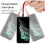 Magnetic Charging Cable, A.S 3 in 1 Magnetic Phone Charger Cable, Compatible with Mirco USB, Type C Smartphone and iProduct Device (4 Pack,1ft/3ft/6ft/6ft)