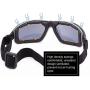 Viriber Ski Goggles, Motorcycle Goggles Dust-Proof Protective Combat Goggles Military Sunglasses Outdoor Tactical Goggles to Prevent Particulates