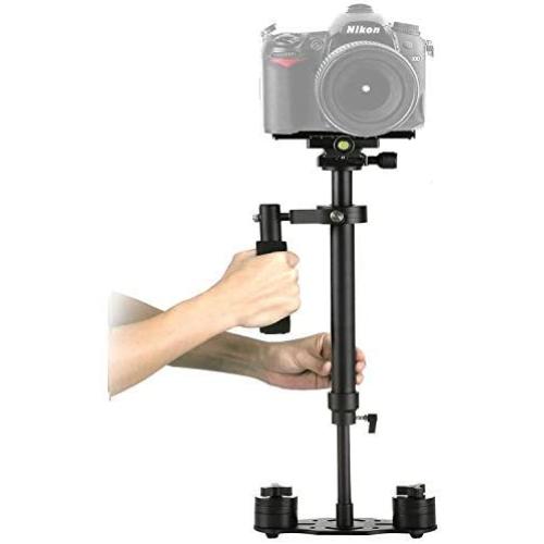 SuteFoto S60 Stabilizer for Camera 24"/60cm Steadycam with Quick Release Plate 1/4" and 3/8" Screw for Nikon, Canon, Sony, Panasonic and Other DSLR Camera -Up to 6.61Ib/3kg
