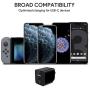 USB C Charger, AUKEY 18W PD Charger Fast Charger with Foldable Plug, Ultra-Compact USB C Wall Charger Compatible with iPhone 11 Pro Max, AirPods Pro, Google Pixel 3 XL, LG G5, Huawei, Samsung - Black