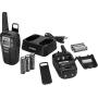 Uniden SX237-2CK Up to 23-Mile Range FRS Two-Way Radio Walkie Talkies with Rechargeable Batteries & Dual Charging Cradle, 22 Channels, 121 Privacy Codes, NOAA Weather Channels + Alerts, Black