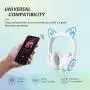 MindKoo Bluetooth Headphones, Over-Ear Wireless Headphones, Cat Ear Headphones with 7 Colors LED Light, Foldable, Built-in Microphone and Volume Control for PC/Cell Phones/Kids/Teen/Boys/Girls/Adults MindKoo Bluetooth Headphones, Over-Ear Wireless Headphones, Cat Ear Headphones with 7 Colors LED Light, Foldable, Built-in Microphone and Volume Control for PC/Cell Phones/Kids/Teen/Boys/Girls/Adults