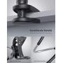 Phone Holder Bed Gooseneck Mount - Lamicall Cell Phone Clamp Clip for Desk, Flexible Long Arm Headboard Bedside Lazy Bracket, Overhead Table Stand, Compatible with iPhone 11 Pro Xs Max XR X 8 7 6 Plus