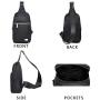 SEPTWOLVES Sling Casual Daypack,Lightweight Waterproof Chest Bag for Men Women Boys