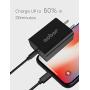 USB C Charger, AOBOR 18W PD Fast Charger Ultra-Compact Type C Wall Charger Compatible iPhone 11/11 Pro/11 Pro Max/X/XS/XR/8/8 Plus, iPhone SE, iPad Pro, Pixel 3/4, Galaxy S10+/S10/S9, LG and More