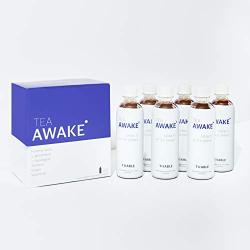 Tiiable Awake: Hangover Tea 13.8oz (Pack of 6) - Natural Ingredients No sugar added - Turmeric, Ginger, Antioxidants, DHM - Great Taste