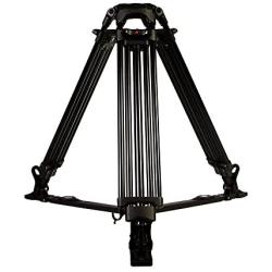 Ikan GA102 E-Image 100mm Heavy Duty Tripod, Aluminum with Ground Spreader (Black)