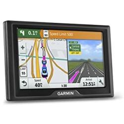 Garmin Drive 50 USA LM GPS Navigator System with Lifetime Maps, Spoken Turn-By-Turn Directions, Direct Access, Driver Alerts, and Foursquare Data, (Renewed)