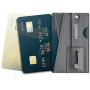 Monet Phone Grip with Expanding Stand and Slim Wallet (Steel Gray)