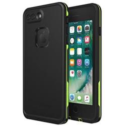 Lifeproof FRē Series Waterproof Case for Iphone 8 Plus & 7 Plus - (NOT compatible with iPhone 7 & 8) - Retail Packaging - Night Lite (Black/Lime)