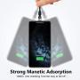A.S 3 in 1 Magnetic Phone Charger Cable, 360°& 180° Rotation Magnetic Charging Cable, Compatible with Micro USB, Type C and iProduct (Black, 3ft+6ft)