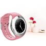 ZEERKEER Smart Watch for Android Phones and iOS Phones Bluetooth Smartwatch with Pedometer/Sleep Monitoring/Smart Reminder/Music Playing/Bluetooth Phone Calling for Men Women(Pink)