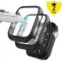 Alinsea Screen Protector for Apple Watch 40mm Case with Built-in Tempered Glass Screen Protector [2 Pack] [Daily Waterproof] [3D Full Coverage] All Around Cover Bumper Case for iwatch 40mm Series 4/5
