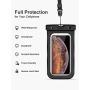 Mpow Universal Waterproof Case, IPX8 Waterproof Phone Pouch Dry Bag Compatible for iPhone 11/XS Max/XS/XR/X/8/8Plus/7/7Plus/6S/6 Galaxy S10/S9/S8 Note 10/9 Google Pixel HTC12 (Black+Black 2-Pack)