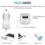 Apple Certified iPhone Lightning Car Charger for iPhone 11, X, XR, XS, 8, 8 Plus, 7, 7 Plus, 6S, 6S Plus, 6 Plus, SE, 5S, iPad Pro, Air 2, Mini 4 with Extra USB Port (White) Apple Certified iPhone Lightning Car Charger for iPhone 11, X, XR, XS, 8, 8 Plus, 7, 7 Plus, 6S, 6S Plus, 6 Plus, SE, 5S, iPad Pro, Air 2, Mini 4 with Extra USB Port (White)