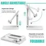 Cell Phone Stand for Desk, Fully Foldable Adjustable Desktop Phone Holder Compatible with iPhone 11 Pro XS Max XR 8 7 6S Plus, Samsung S20+ Note10, Tablets, Charging Accessories Cell Phone Stand for Desk, Fully Foldable Adjustable Desktop Phone Holder Compatible with iPhone 11 Pro XS Max XR 8 7 6S Plus, Samsung S20+ Note10, Tablets, Charging Accessories