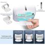 lanliebao Plastic Self Adhesive Toilet Paper Holder for Bathroom Wall Mount with Shelf Toilet Roll Holder with Phone Shelf for All Mobile Phone (Style 1)